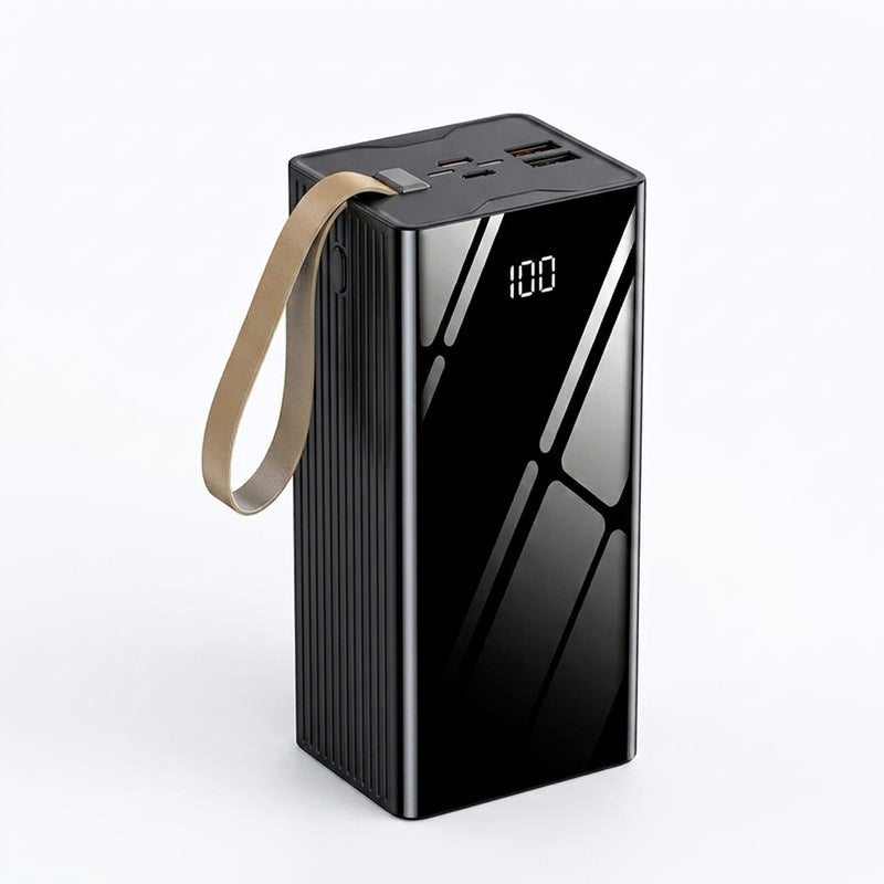 High-Capacity Portable Power Bank with LED Digital Display